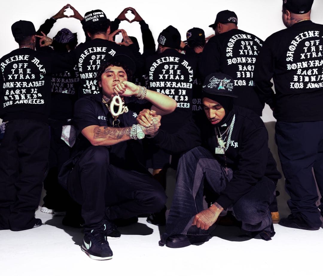 帽子 born x raised shoreline mafia