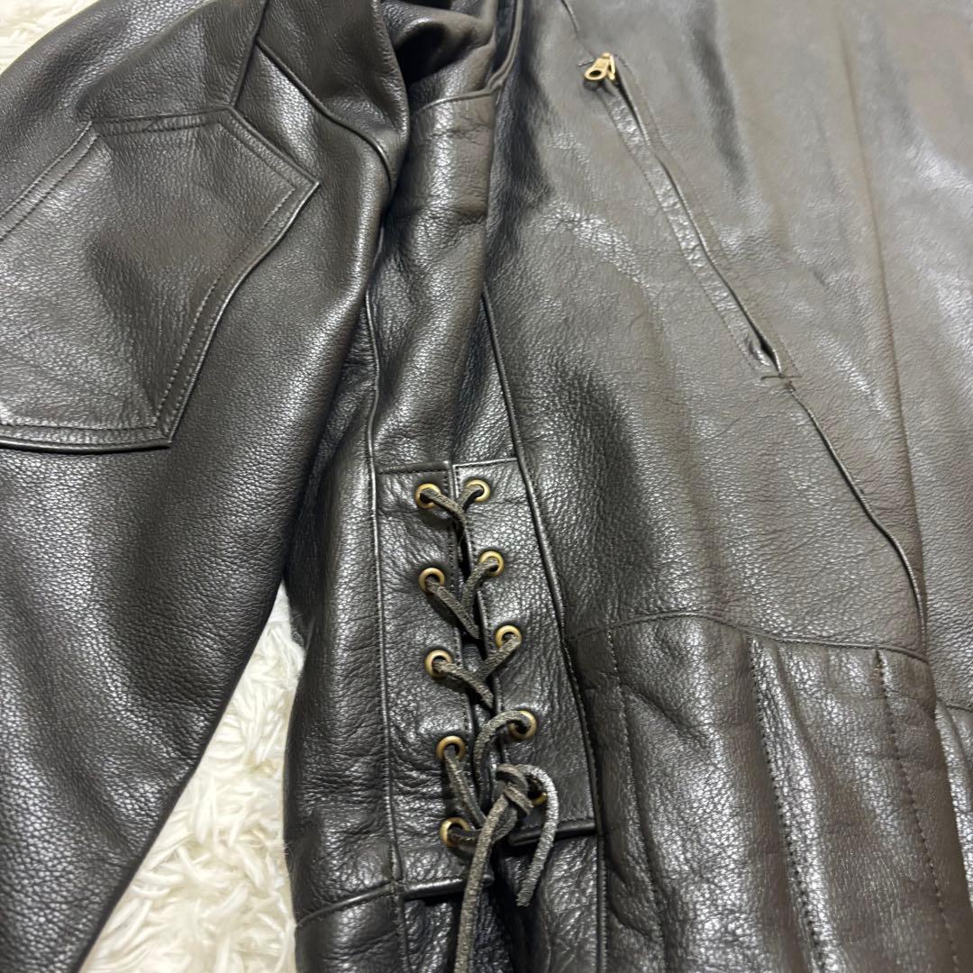 【稀少4XL】Excelled 本革　ライダースジャケット90s vintage