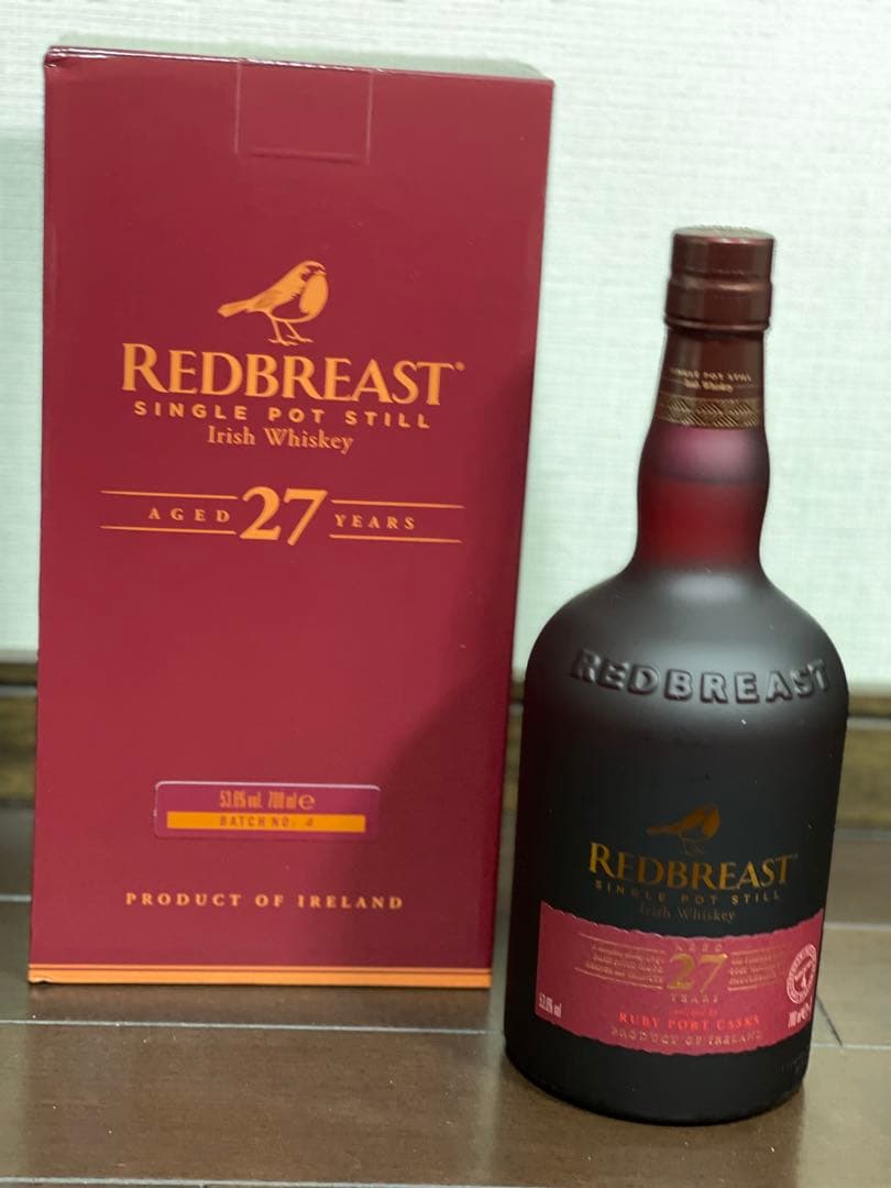 レッドブレスト 27年　 ルビーポートカスク カスクストレングス バッチ4完売品