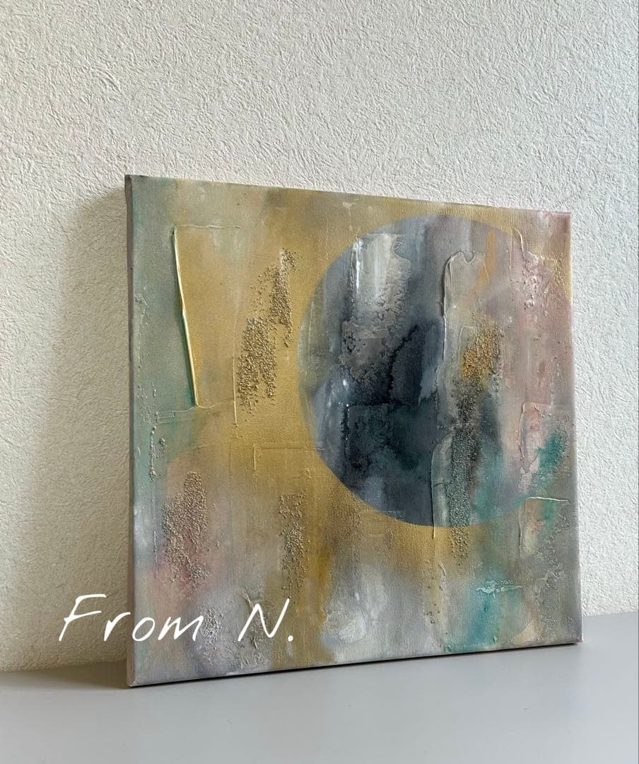 -Texture Art／30cm スクエア N.キャンバスボード c