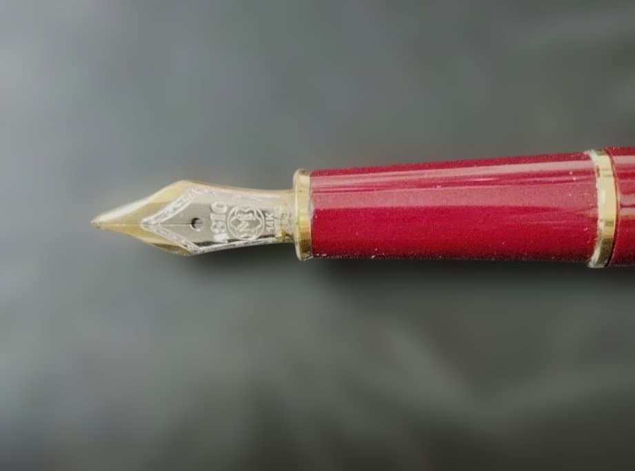 ♥希少モンブラン正規品☆クロコケース☆万年筆☆シャープペンボルドー3点セット名入