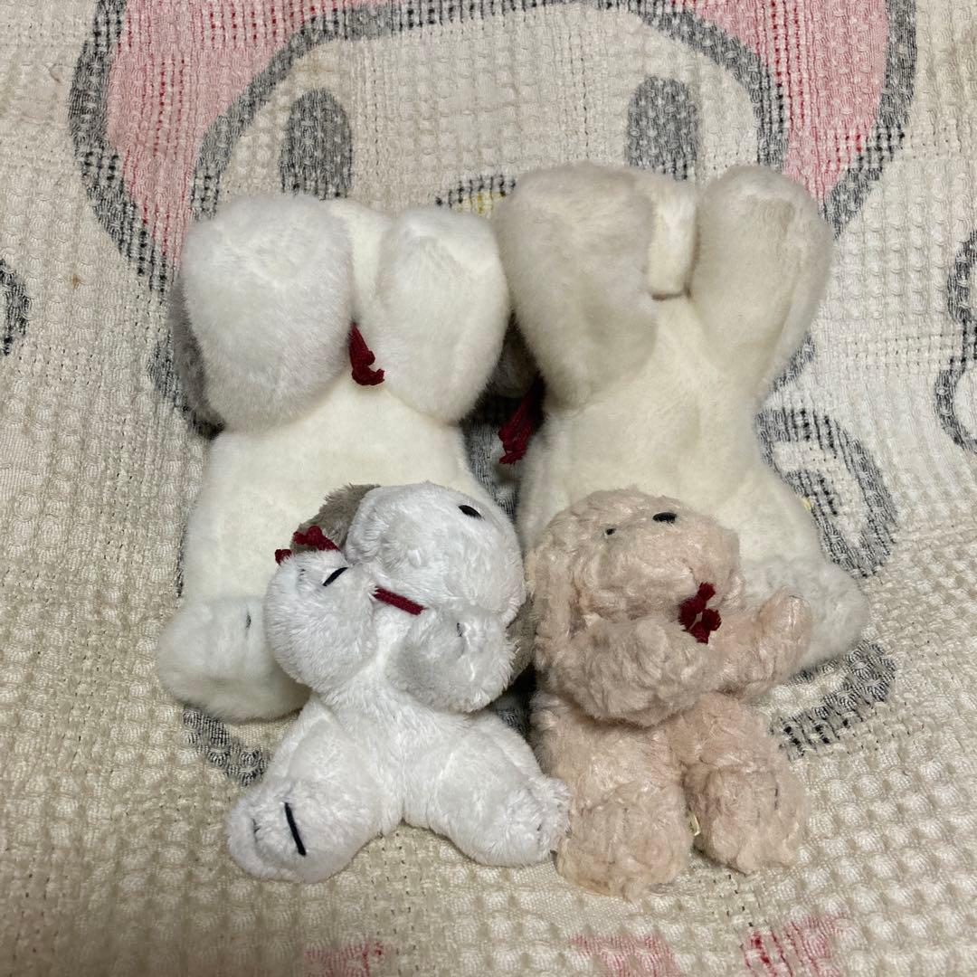 うめ吉　オリエンタルトーイ　寝そべりポーズ　くたくた　4コセット　バラ売り不可