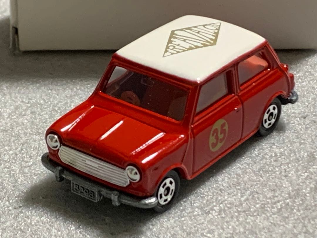 トミカ ミニクーパー アップルマン 35 菱形タンポ金