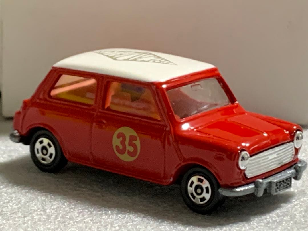 トミカ ミニクーパー アップルマン 35 菱形タンポ金