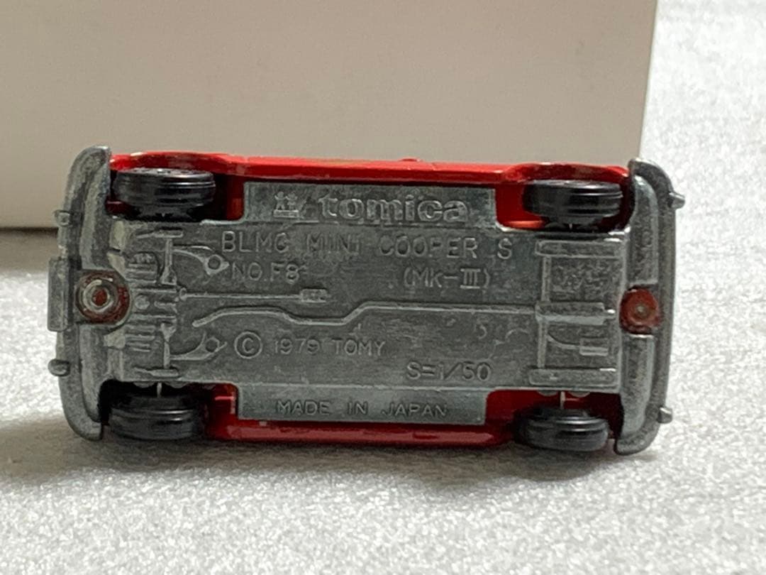 トミカ ミニクーパー アップルマン 35 菱形タンポ金