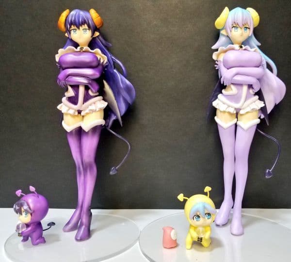 訳あり 女子造形部 悪魔のメムメムちゃん レース先輩とメムメム ガレージキット