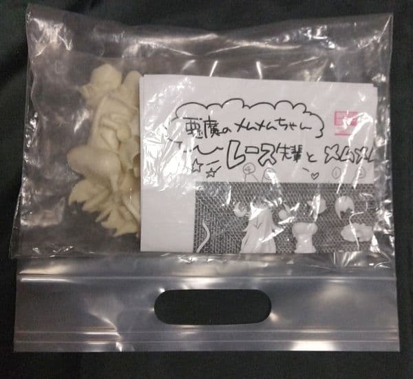 訳あり 女子造形部 悪魔のメムメムちゃん レース先輩とメムメム ガレージキット