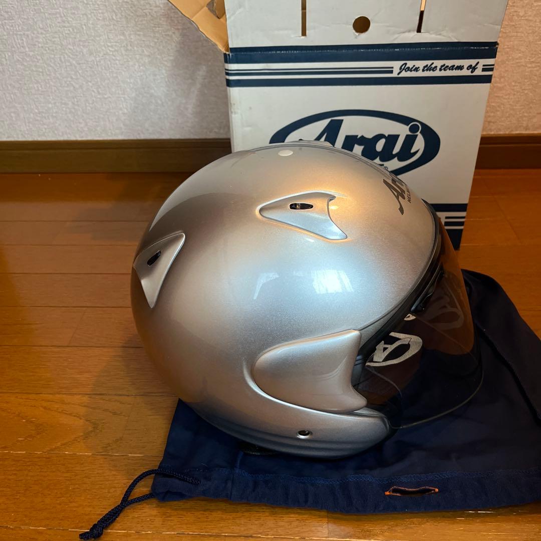 Arai ジェットヘルメット サイズXL(61-62)シルバー