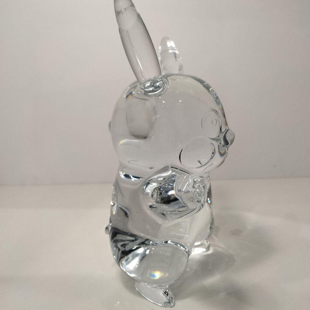 w370 Baccarat バカラ ポケモン ピカチュウ クリスタル 置物　G