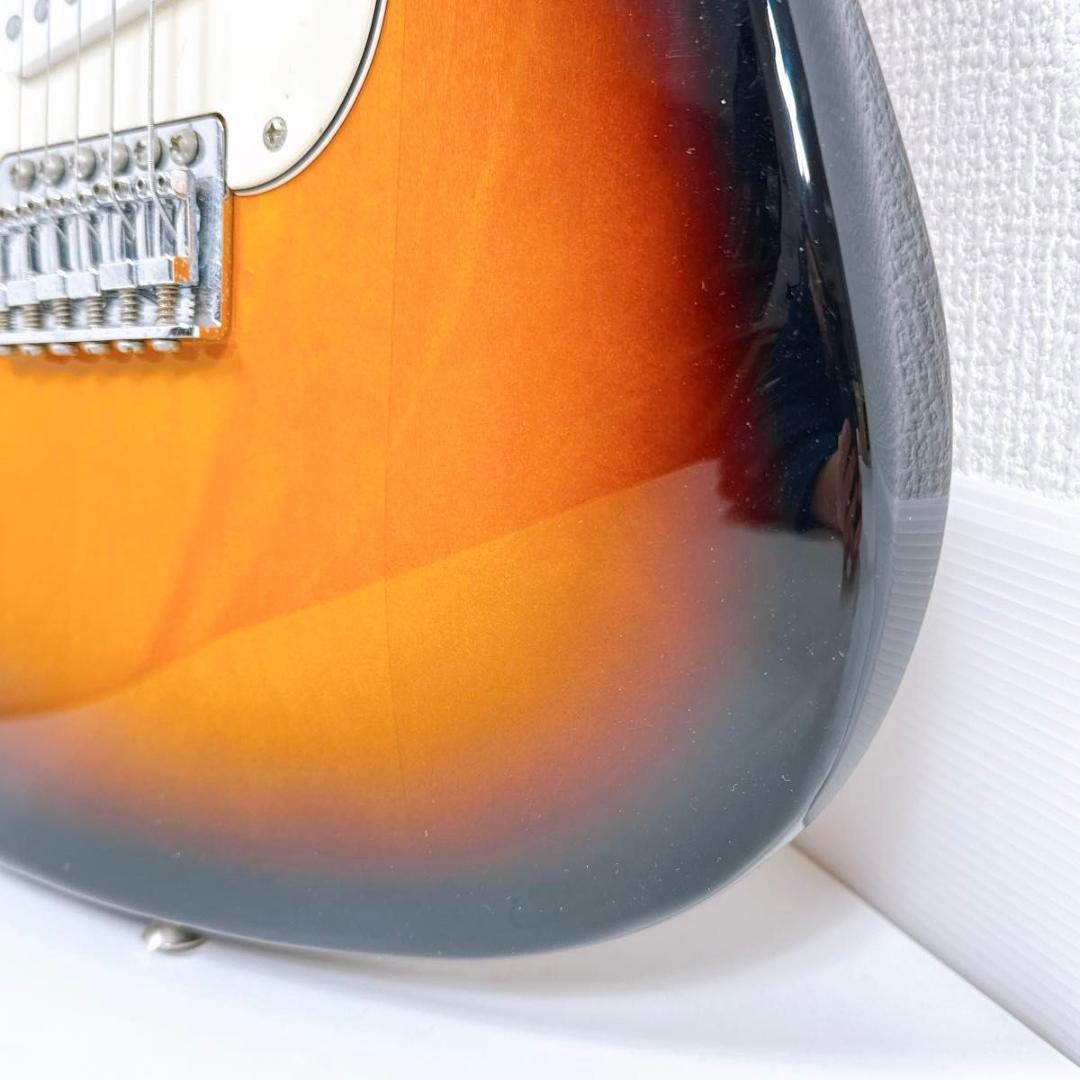 美品 Squier スクワイヤー レフティー用ス トラトキャスター サンバースト