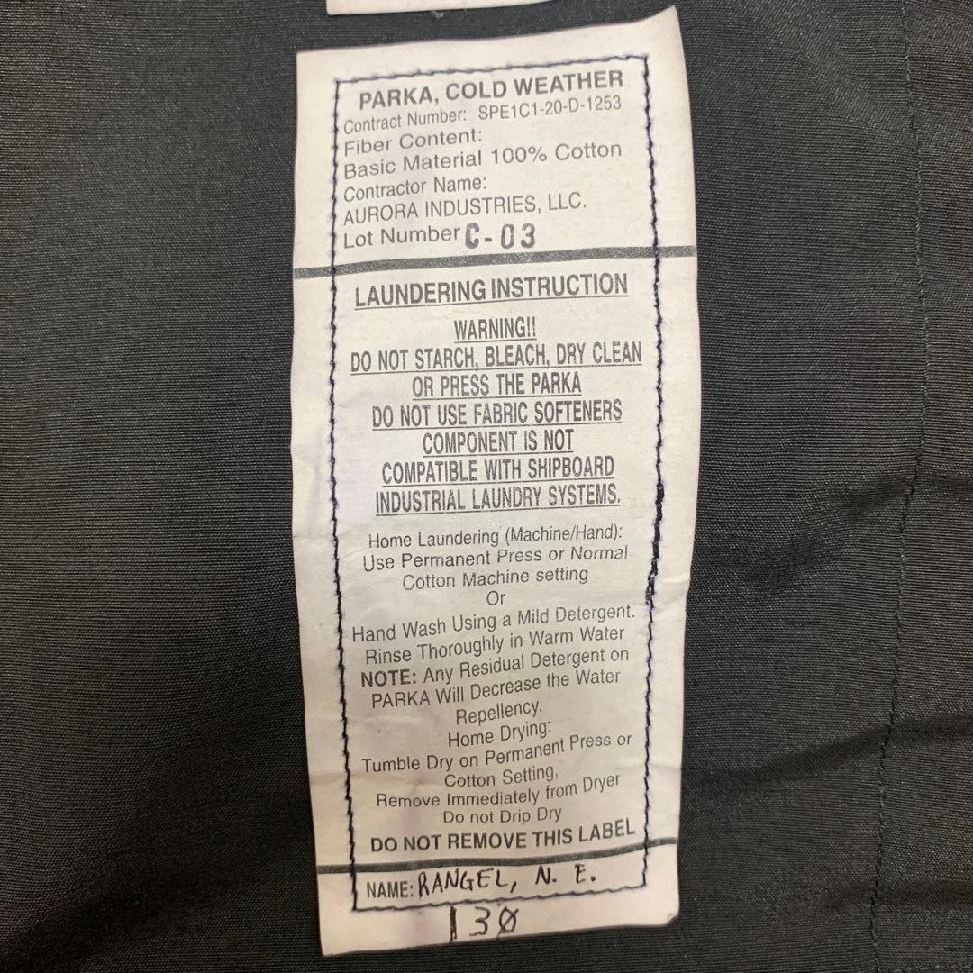 USN 実物　ゴアテックス　ブラック　アメリカ軍　USNAVY 米軍gortex