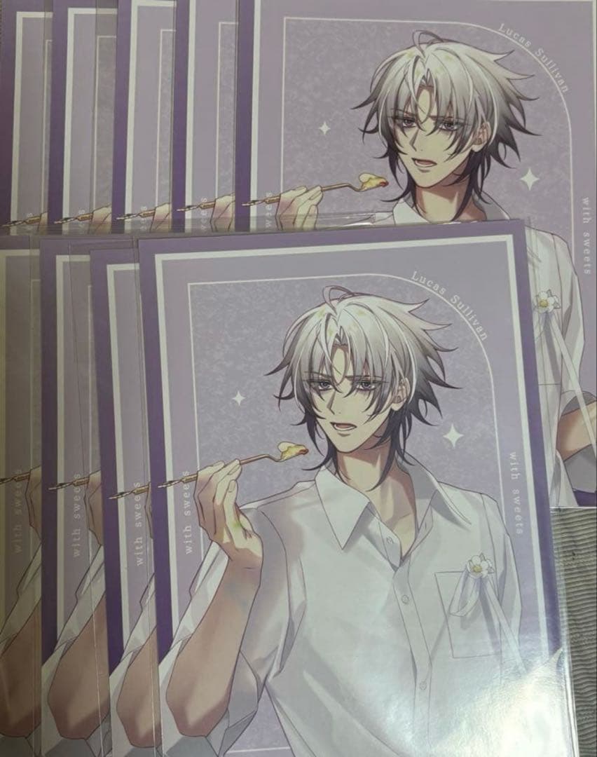 ミストニア ブロマイド 缶バッジ with sweets ルーカス 41個