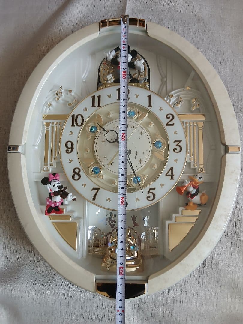 SEIKO　ディズニー掛け時計　ミッキーマウス 電波アナログ　メロディー　12曲