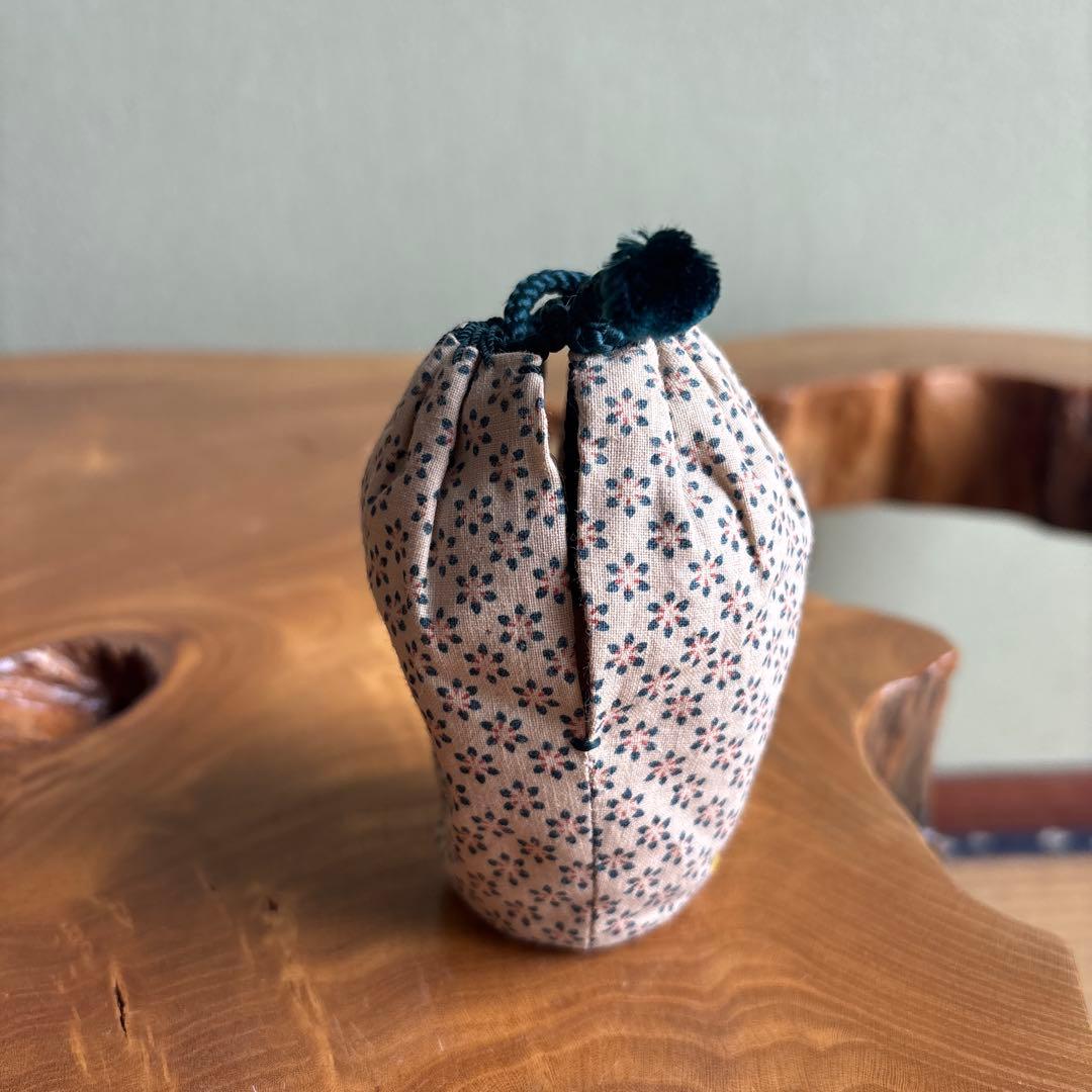 【訳あり】萩焼 松野龍司作 茶入 緑栄窯 茶道具 共箱 仕覆付き