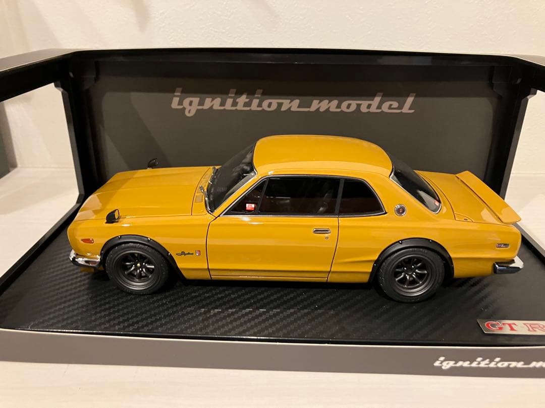 美品 1/18 IGモデル 日産2000GTR KPGC10 ハコスカ ワタマベ
