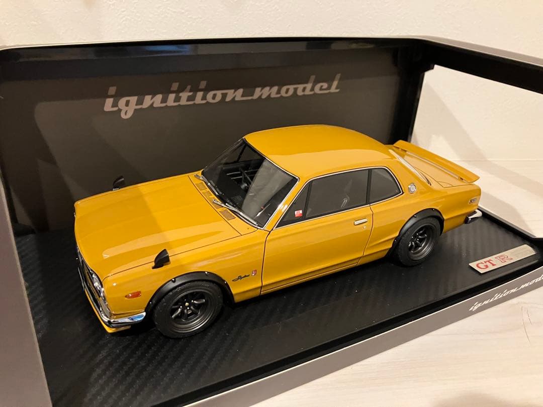 美品 1/18 IGモデル 日産2000GTR KPGC10 ハコスカ ワタマベ