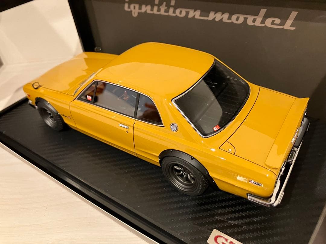 美品 1/18 IGモデル 日産2000GTR KPGC10 ハコスカ ワタマベ