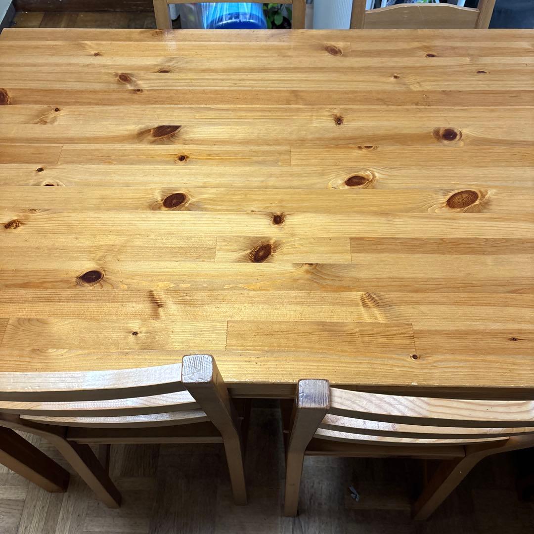 IKEA テーブル　イス　引き取り限定‼️