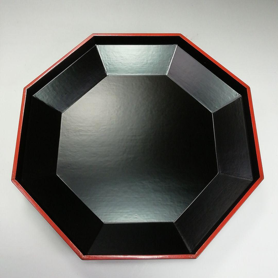 Ｓ６３２　食籠　『青漆瓜紅一閑摺上ゲ』『上杉満樹作』　共箱　茶道具