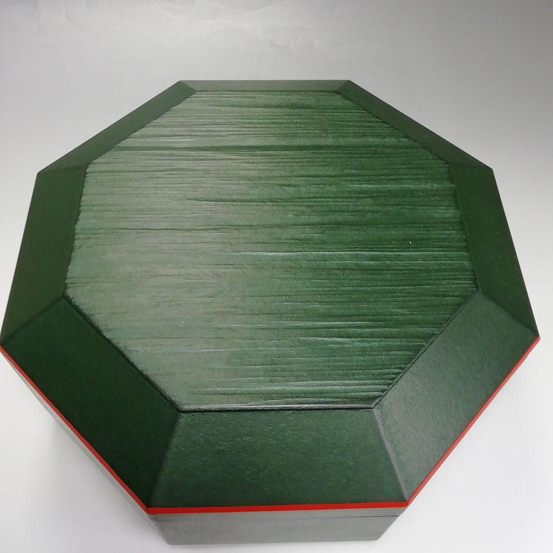 Ｓ６３２　食籠　『青漆瓜紅一閑摺上ゲ』『上杉満樹作』　共箱　茶道具