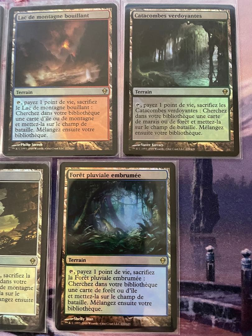 MTG Foil ゼンディカーフェッチランド 5種 セット 他言語