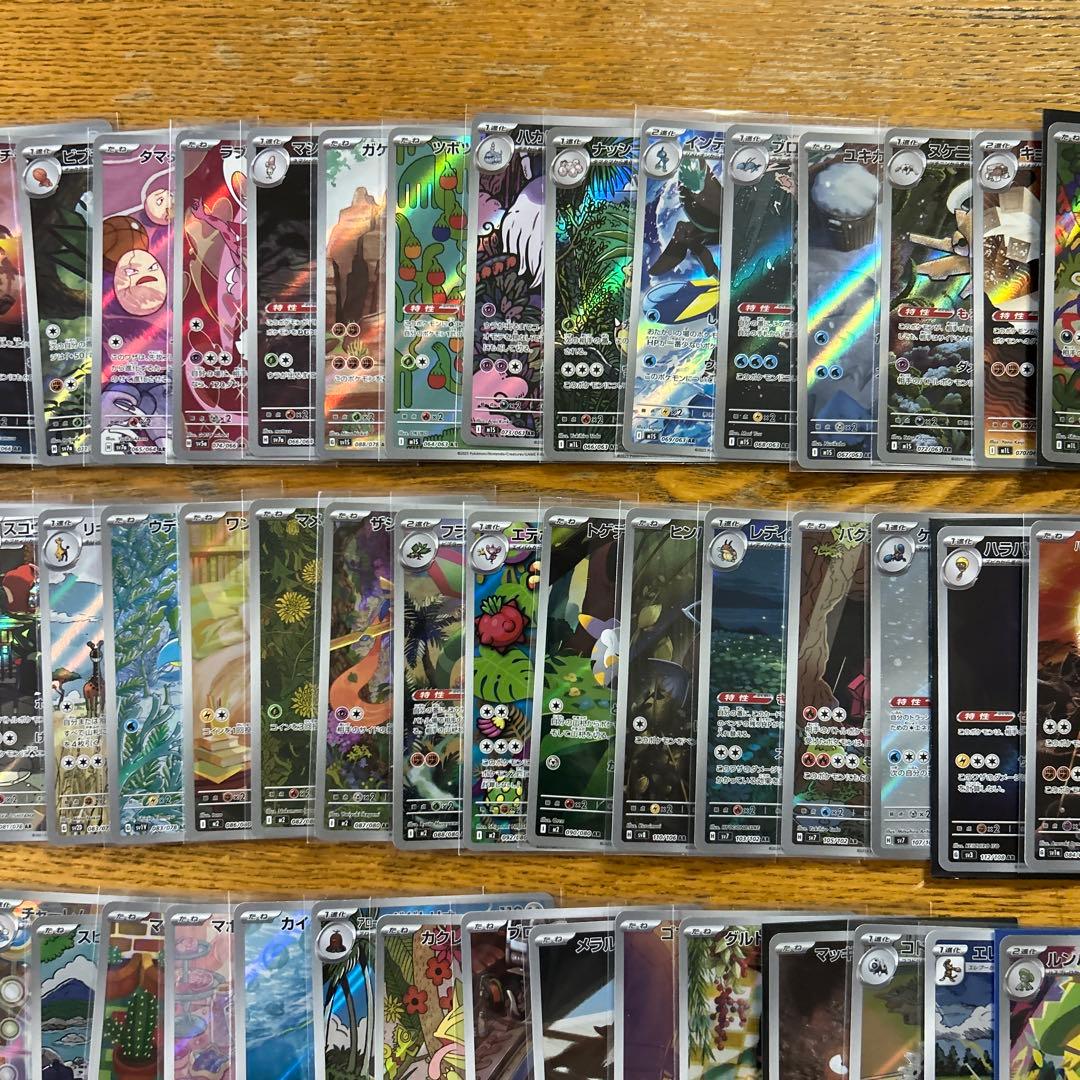 【AR CHR 100枚かぶり無し】ピカチュウ、ヨルノズク、ポッチャマ、リオル②