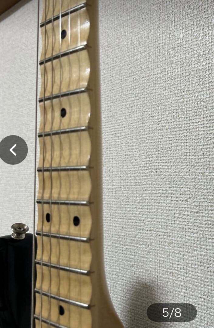 フェンダー　ストラト　ラージヘッド　スキャロップ フライドローズ　リッチー