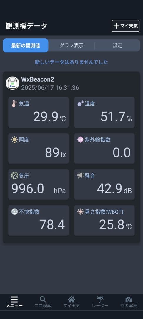 WxBeacon2 ウェザービーコン2