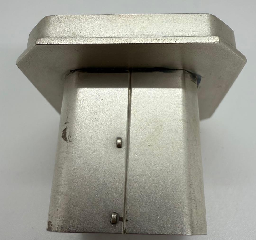 茶道具 純銀製品南鐐 三宅蓮選製　四角形 81g