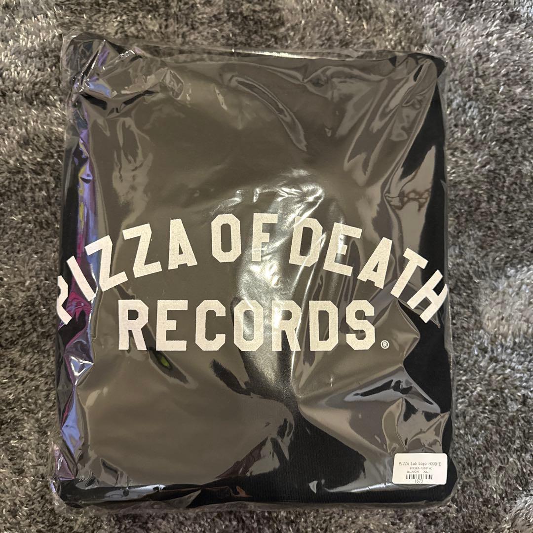 ミュージシャン PIZZA Lab Logo HOODIE BLACK XL