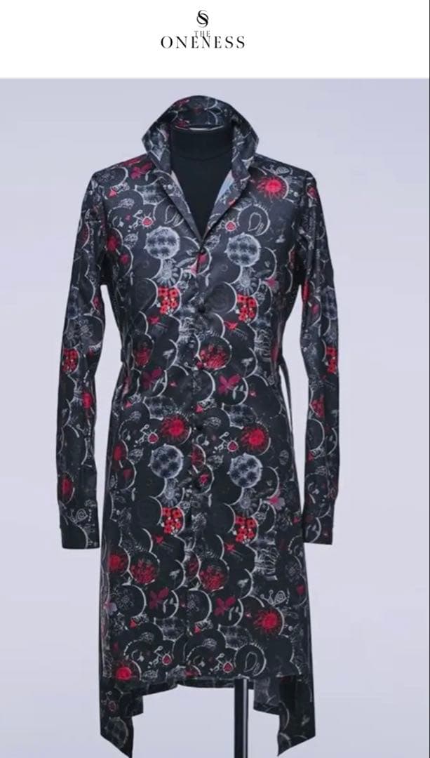 THE ONENESS ブラックEDEN フレアシャツ タグ付き