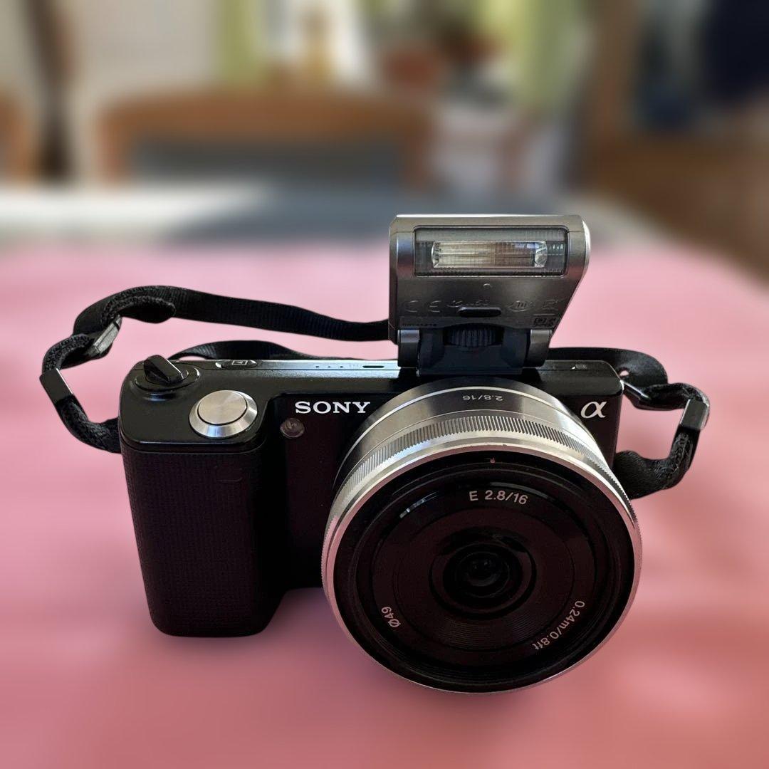 【動作確認済み】SONY NEX—5 Eマウント　ミラーレス一眼カメラ　ブラック