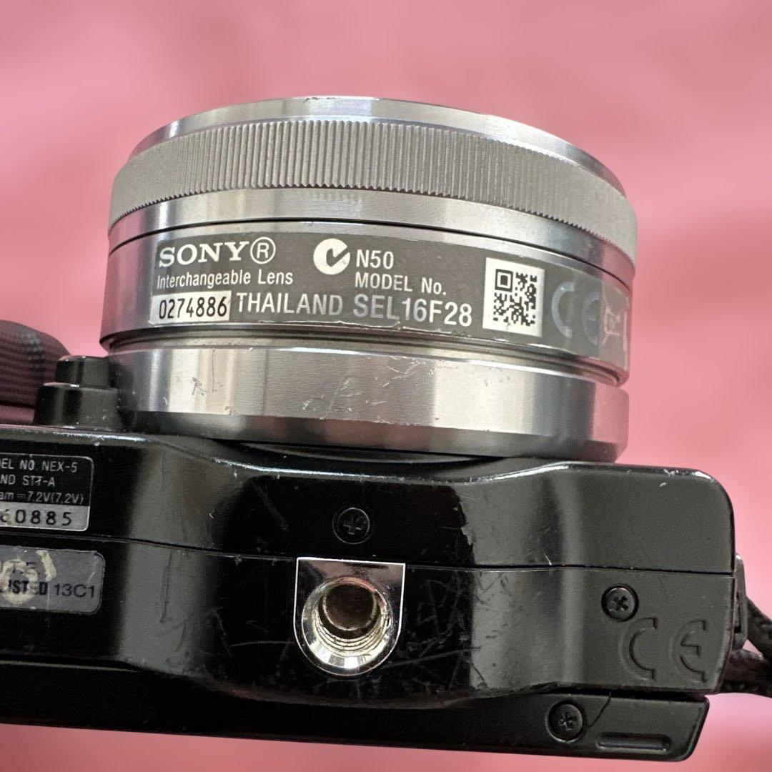 【動作確認済み】SONY NEX—5 Eマウント　ミラーレス一眼カメラ　ブラック