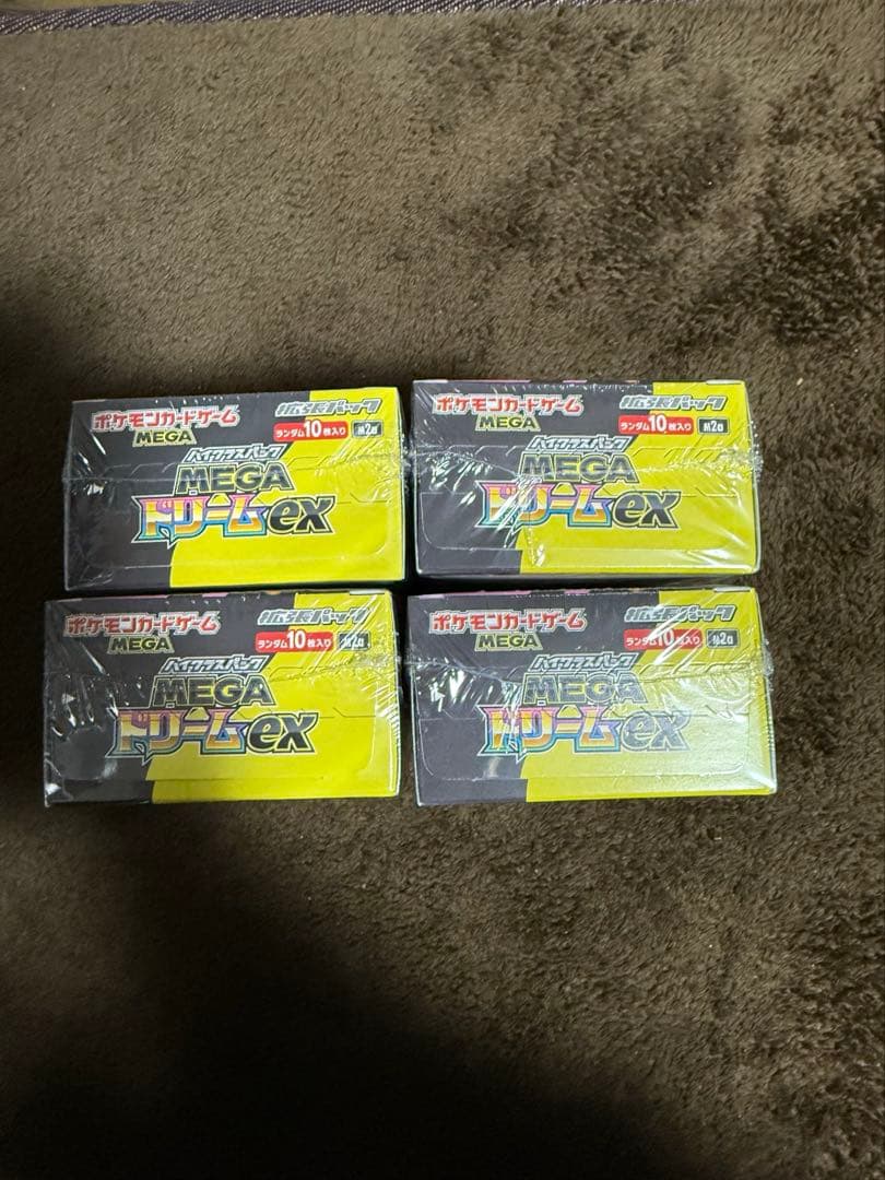 ポケモンカード　メガドリームex　シュリンク付き未開封　4box