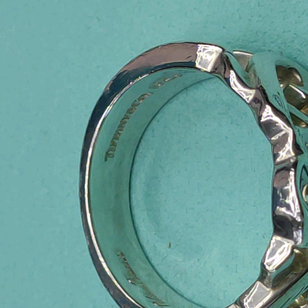 やまねこTIFFANY&Co. ティファニー トリプル ラビングハート美品