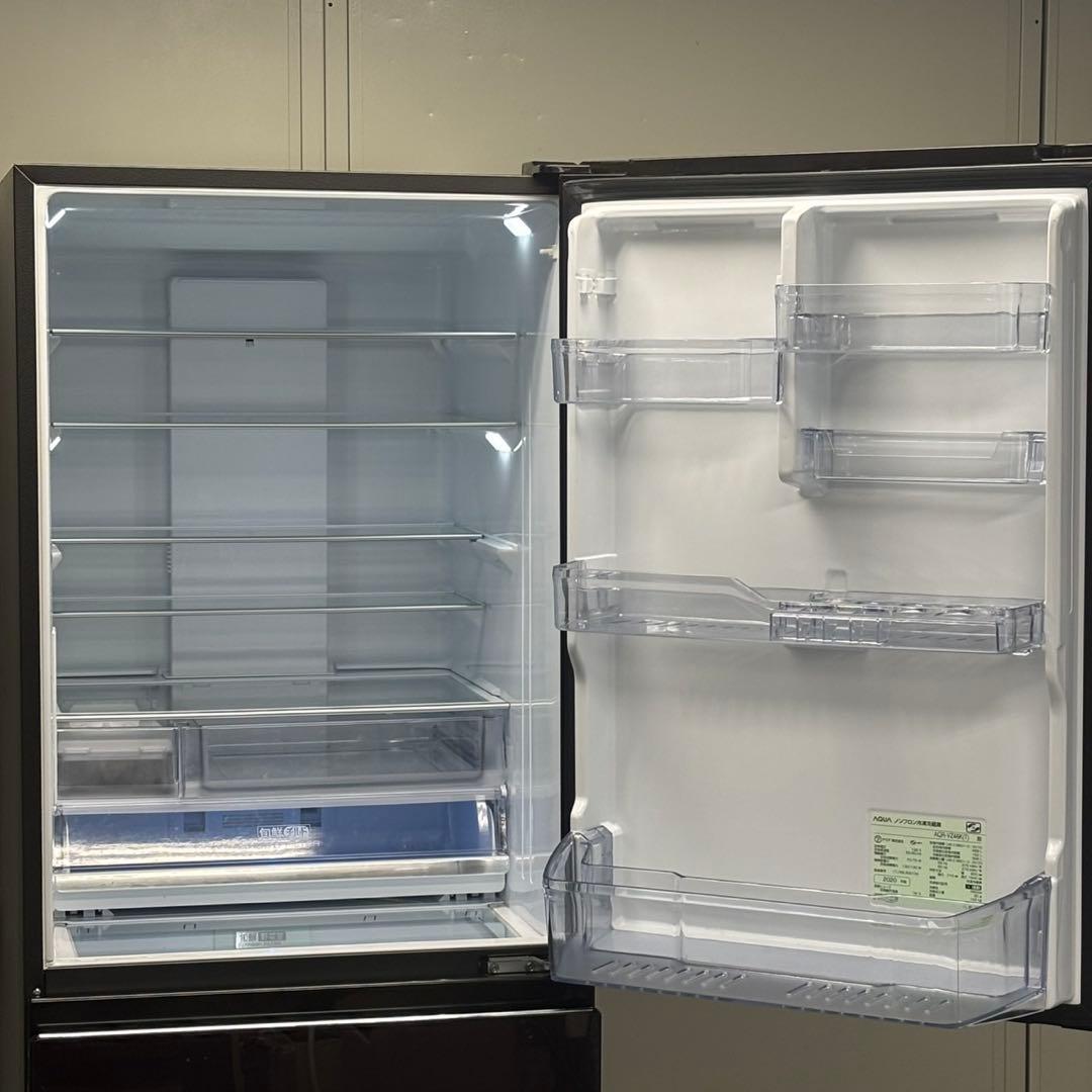 ∞送料込！設置対応◎2020 AQUA 458L冷蔵庫 AQR-VZ46K(T)
