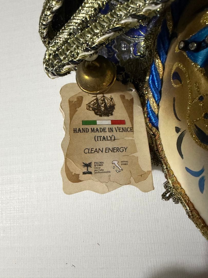 【未使用タグ付き】ヴェネチアン　マスク　イタリア製