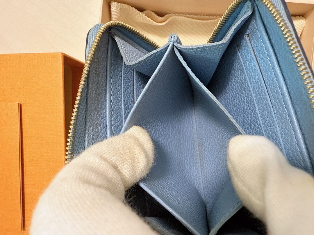 ヴィトン アンプラント バイザプール ジッピーパース サマーブルー