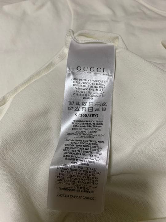 GUCCI リンゴtシャツ サイズS 新品、未着用