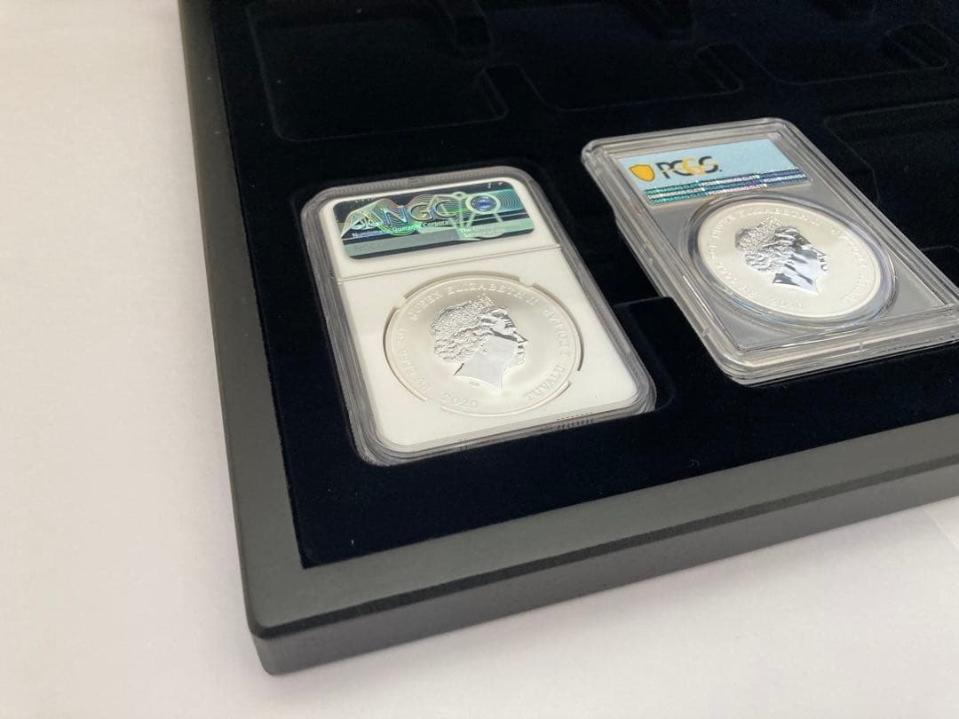 スラブケース スラブホルダー 木製 10枚用 新品 NGC PCGS