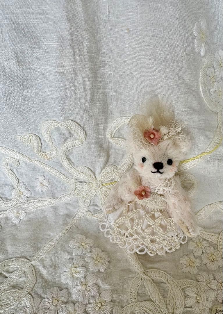 ちびくまcocolilou toybear 【お取置き中】布花 ビオラとすみれ