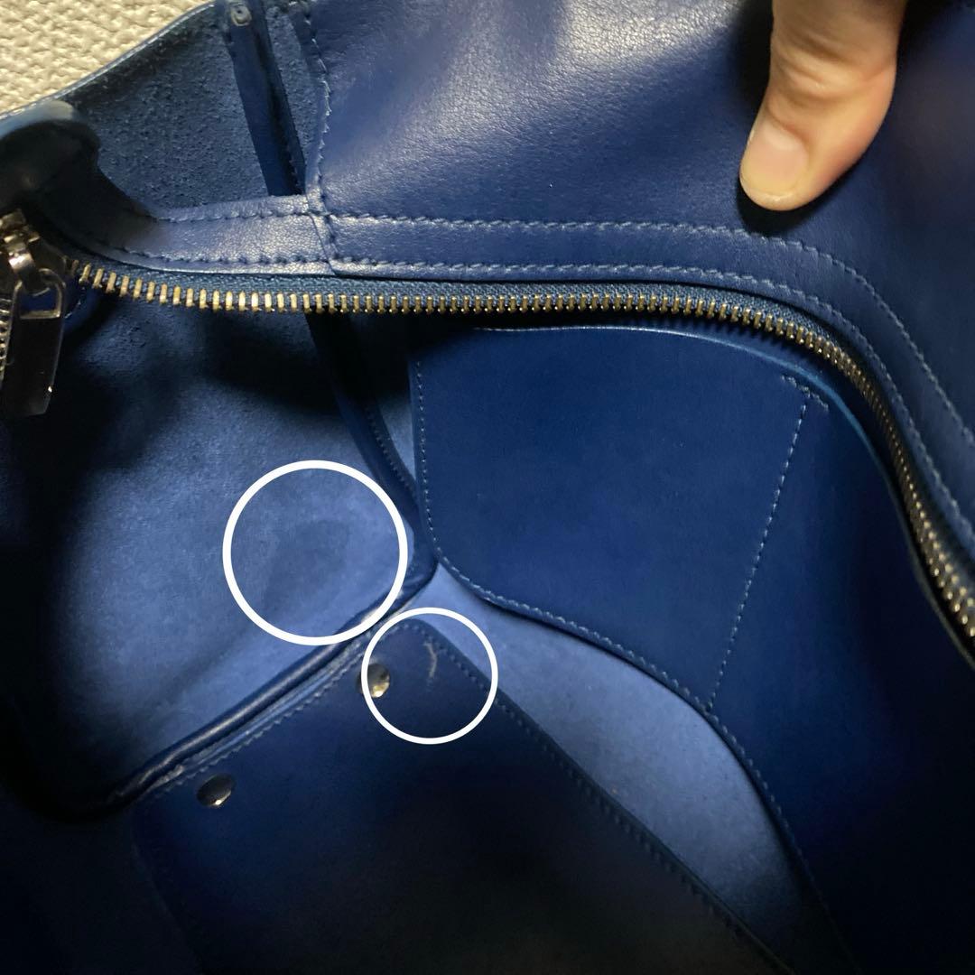 サルヴァトーレフェラガモ ノリータ ハンドバッグ ネイビー