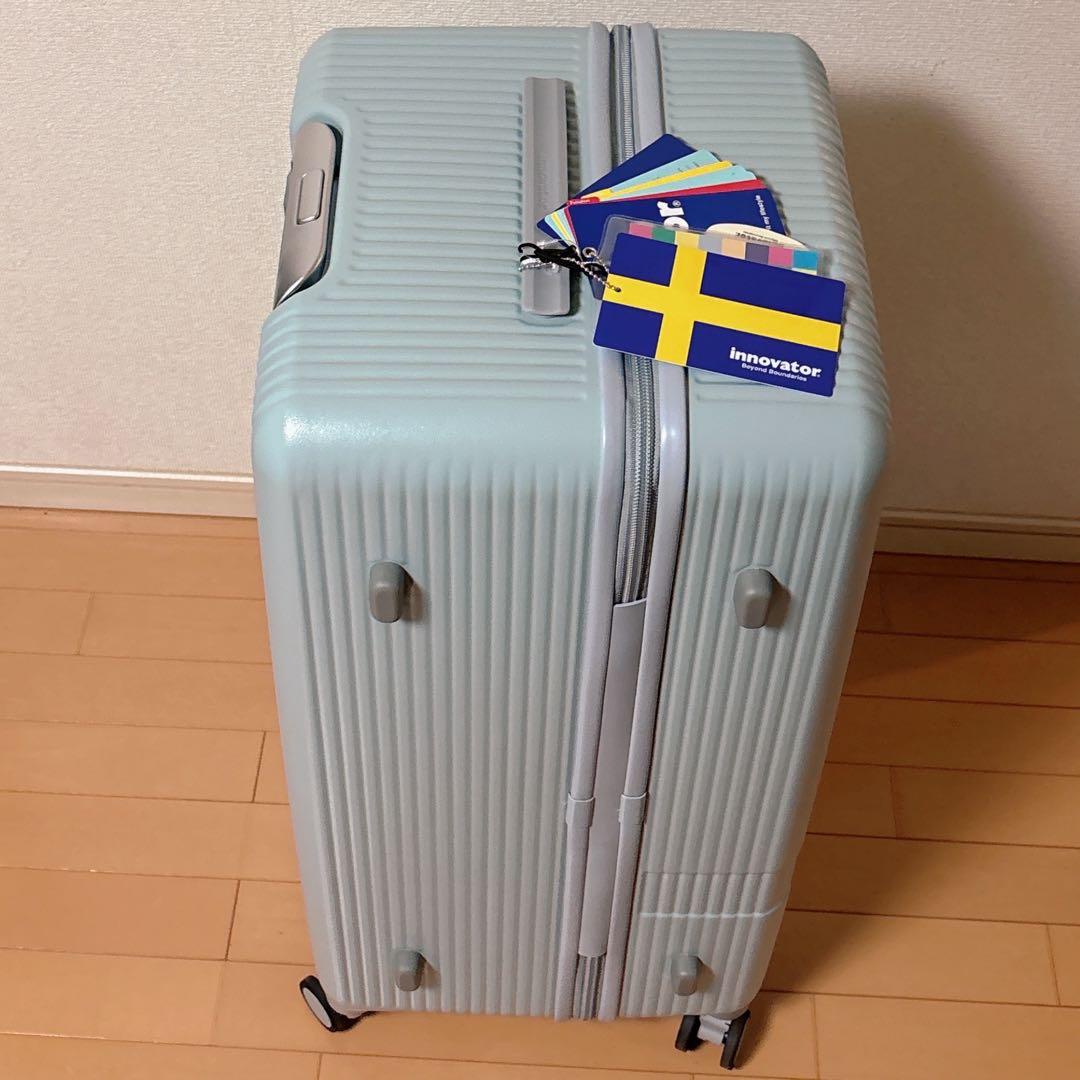 イノベーター 80 スーツケース Lサイズ 92L ペールブルー