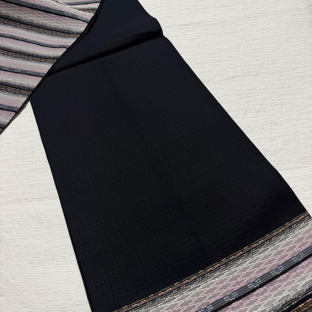 m-61 花織 袋帯 正絹 六通 美品