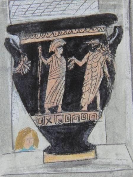 香月泰男、ニューヨーク（１２）、希少画集画、新品高級額、額装付、状態良好