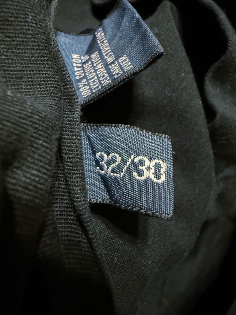 ポロ バイ ラルフローレン　2タック　ポロチノ　チノパン　古着　ブラック