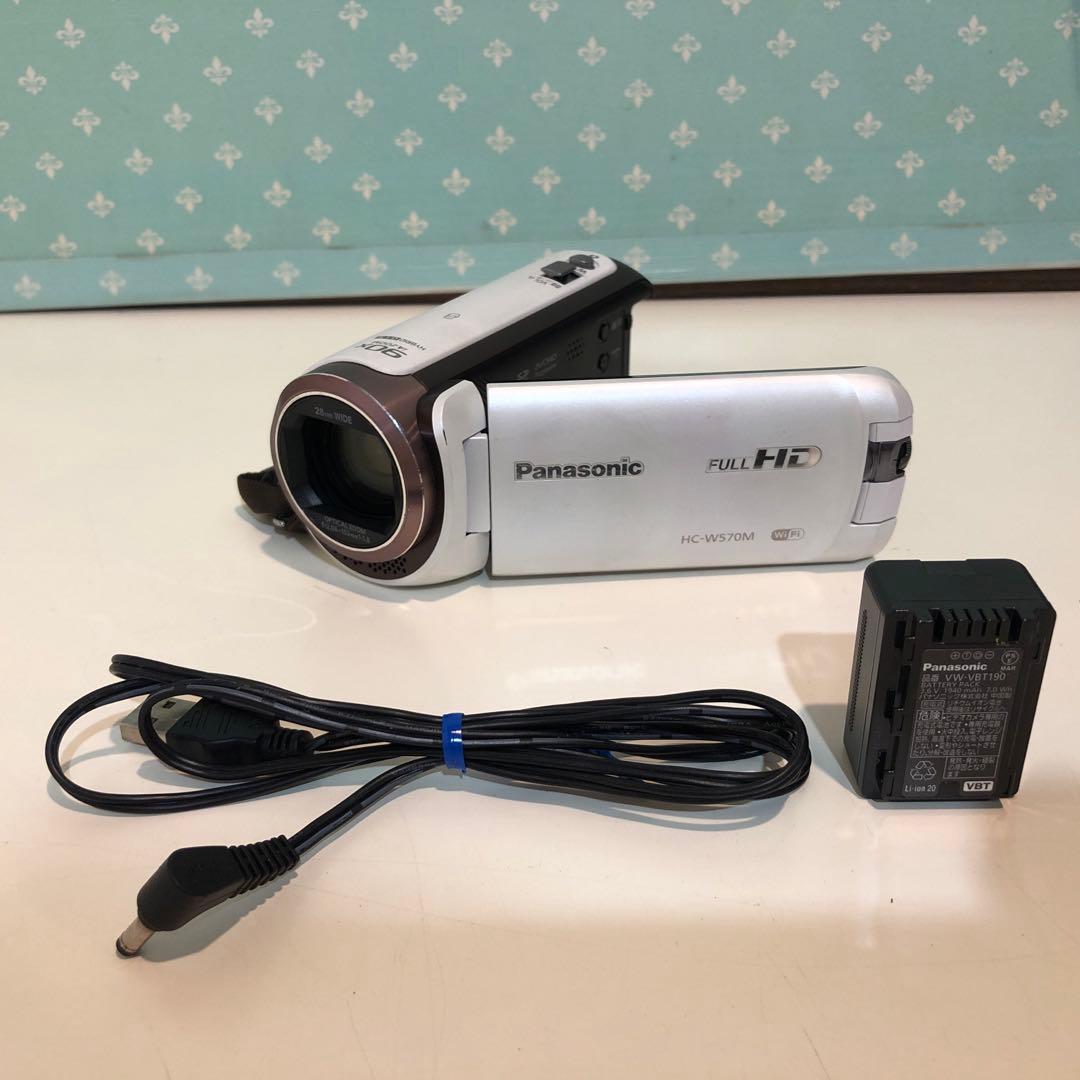 Panasonic HC-W570M Wi-Fi内蔵 ビデオカメラ 動作確認済