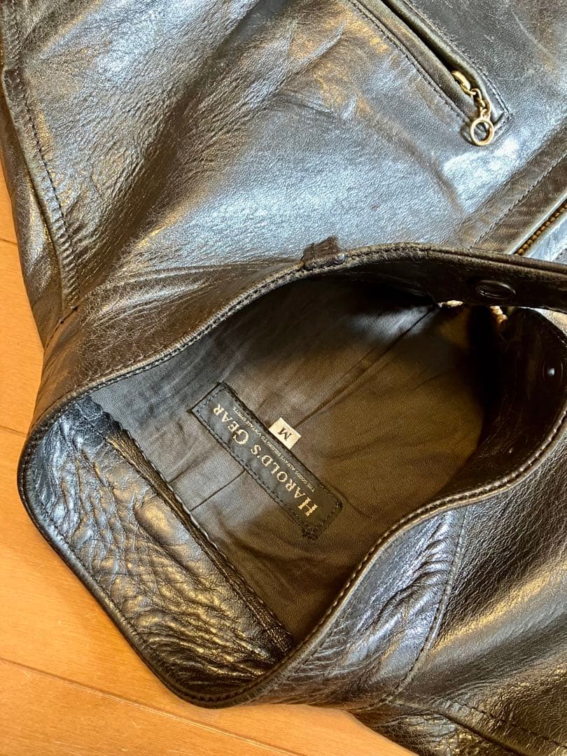 HAROLD'S GEAR ホースレザー製シングルライダース