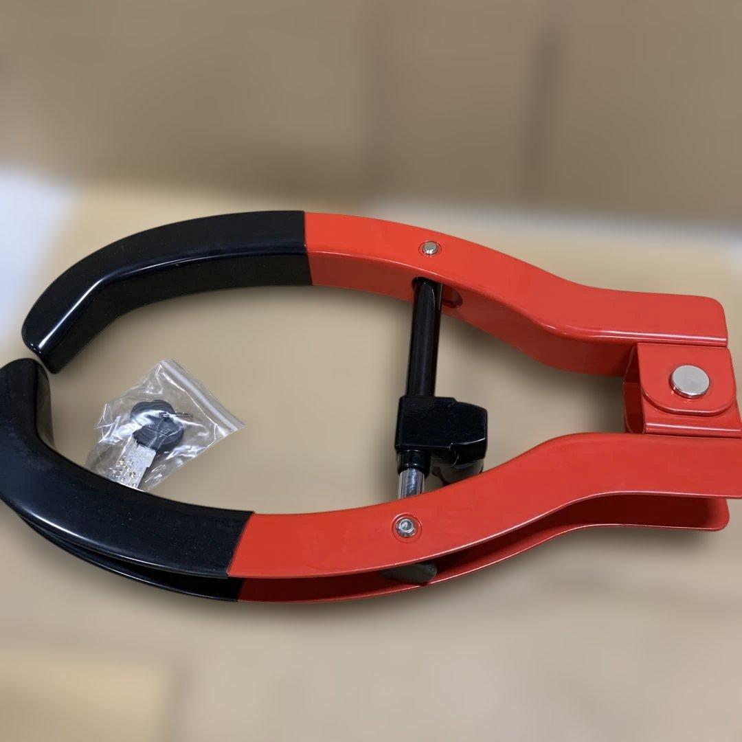 新品HORNET(ホーネット) 加藤電機タイヤロック カラー:レッド LT51R