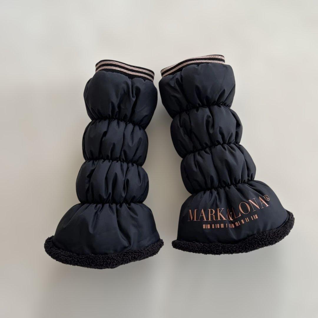 マーク&ロナ　コード　レッグウォーマー　ブラック